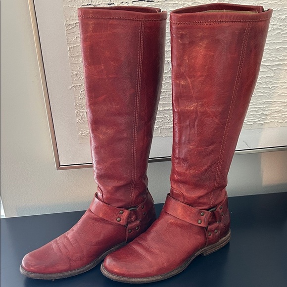 Frye Phillip Harness Tall Boots - Picture 4 of 12